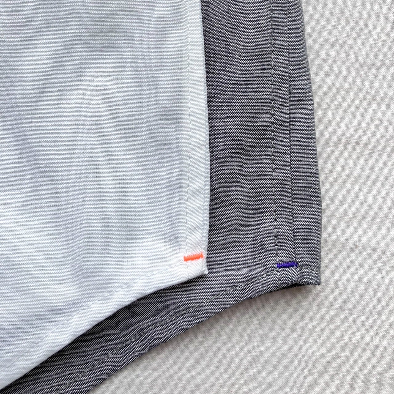 ヨークリブドッキングシャツ ホワイト Free