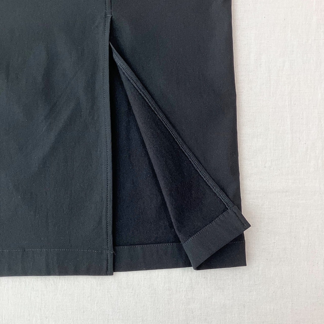 裏毛ストレッチタイトスカート チャコールグレー Free