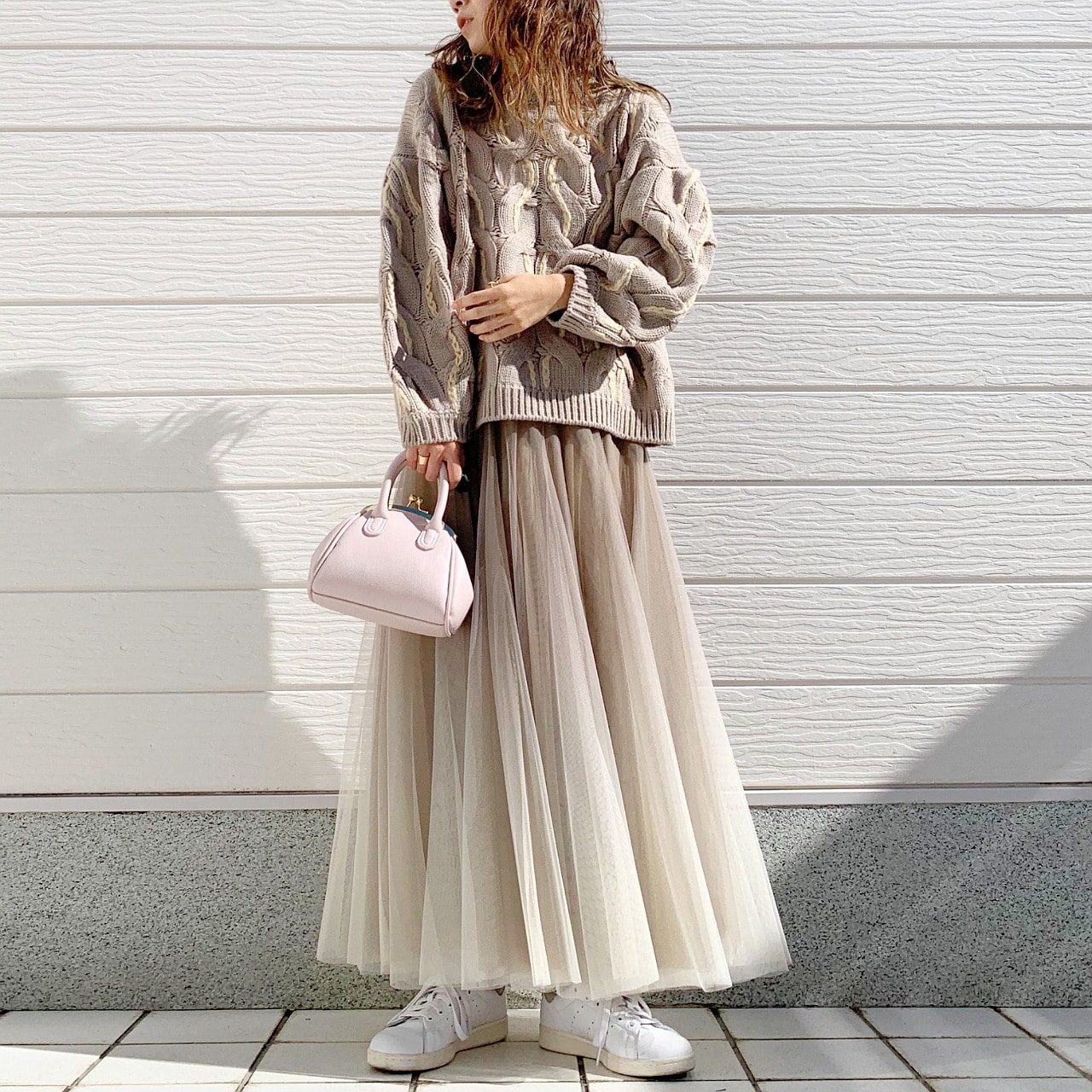 グラデーションチュールスカート ブラック Free