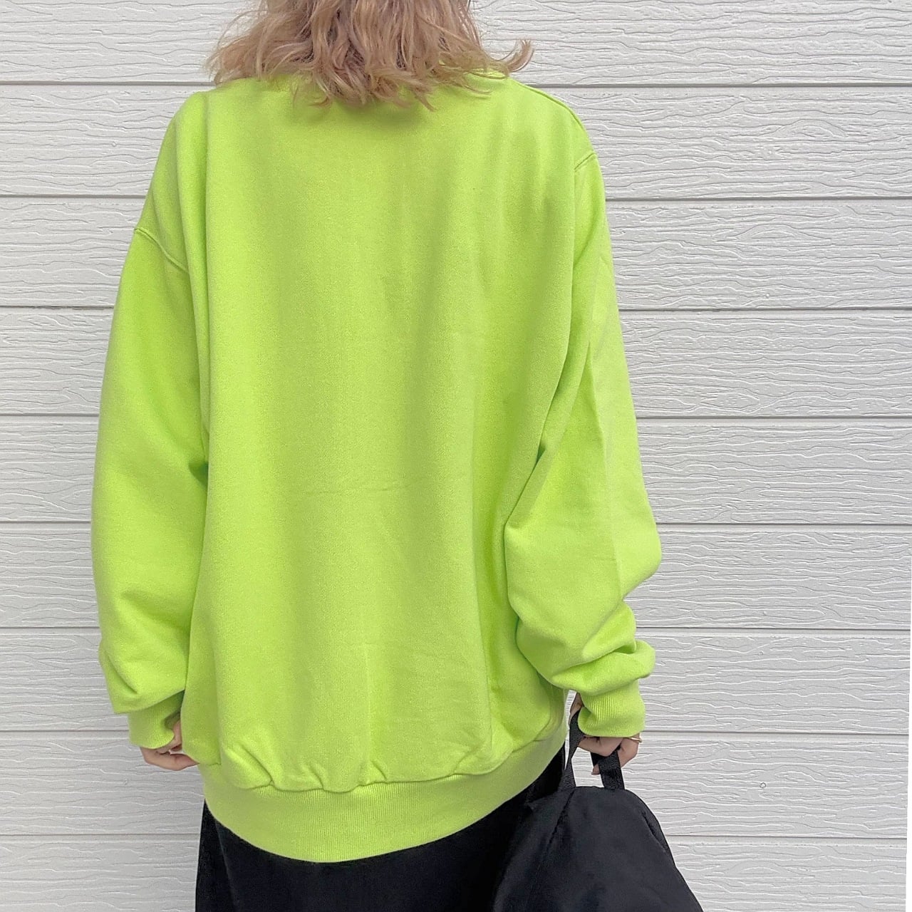 ハーフZipトレーナー ブラック Free