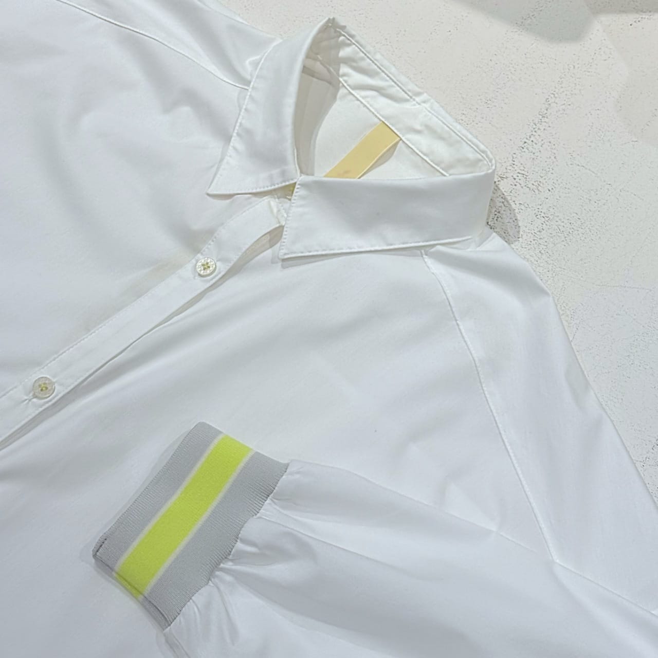 リブドッキングシャツ ブラック Free