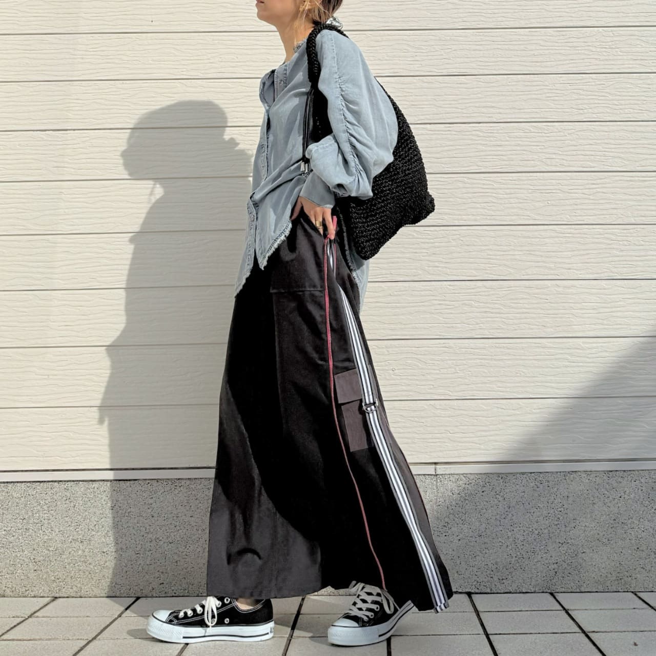 パラコードクロシェトート ベージュ Free