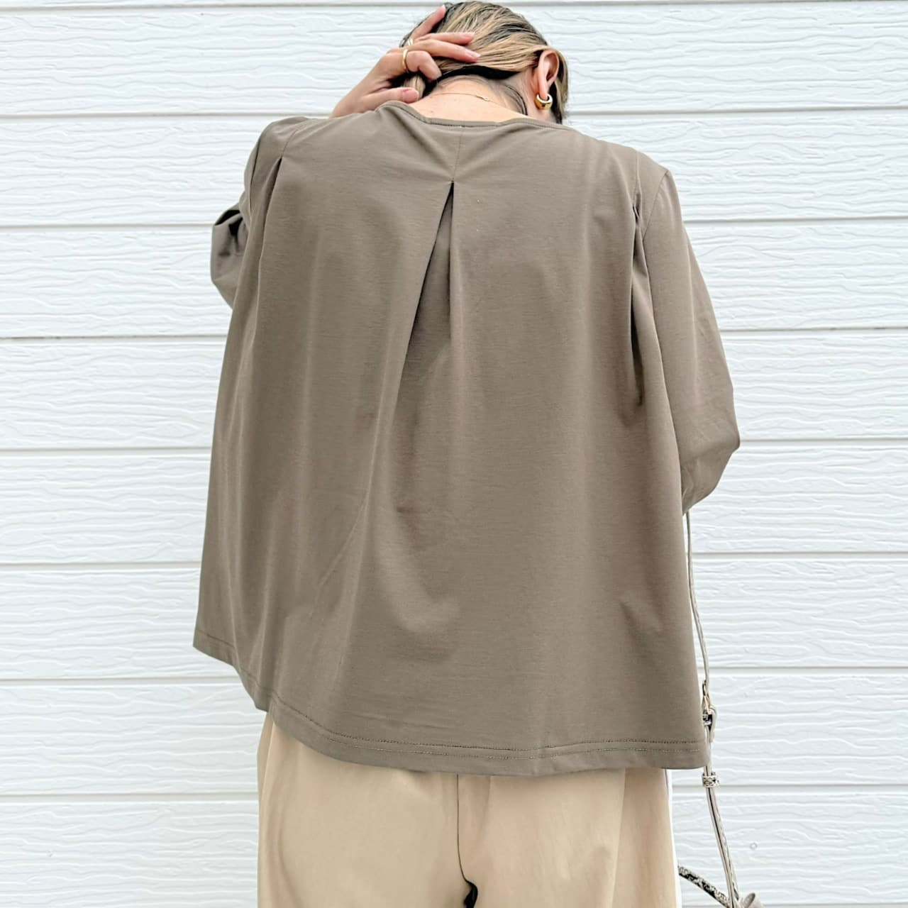 シルケットプルオーバー ライムイエロー Free