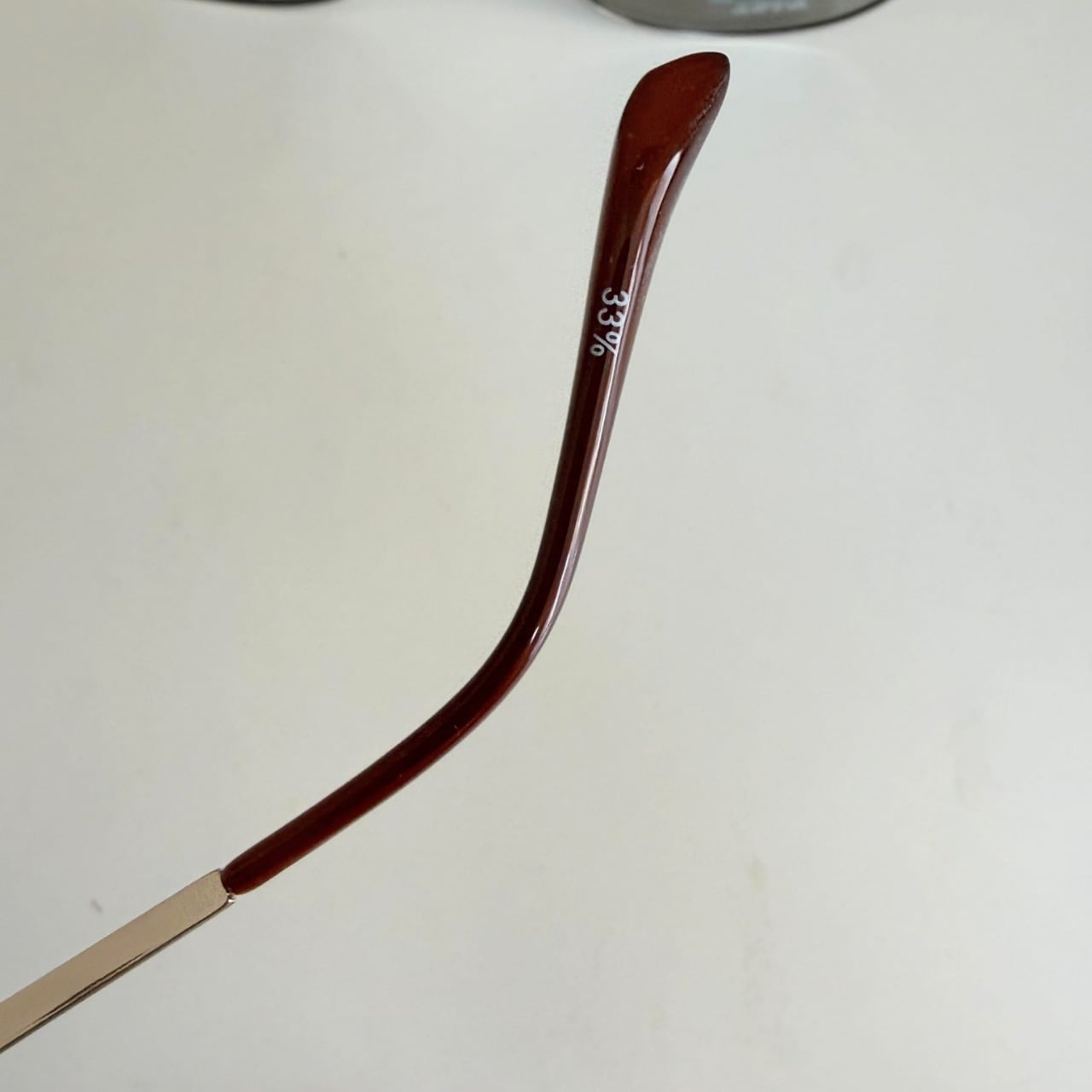 メタル細フレームサングラス グレー Free