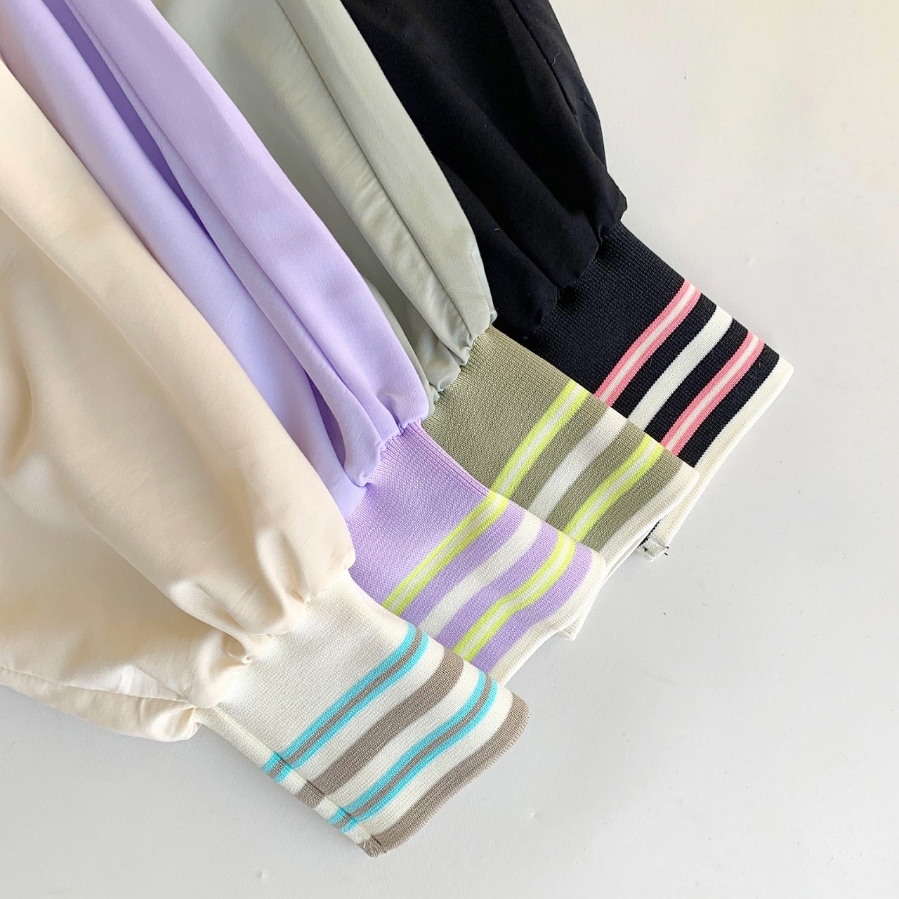 ドルマンリブブラウス アイボリー Free