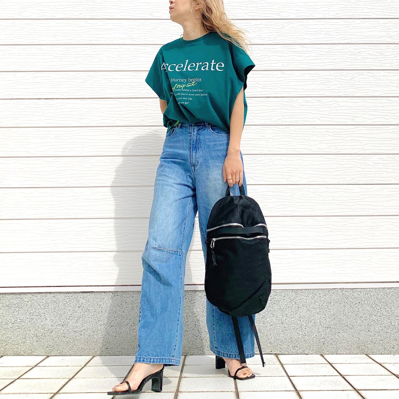 good trip リラックスT グリーン Free