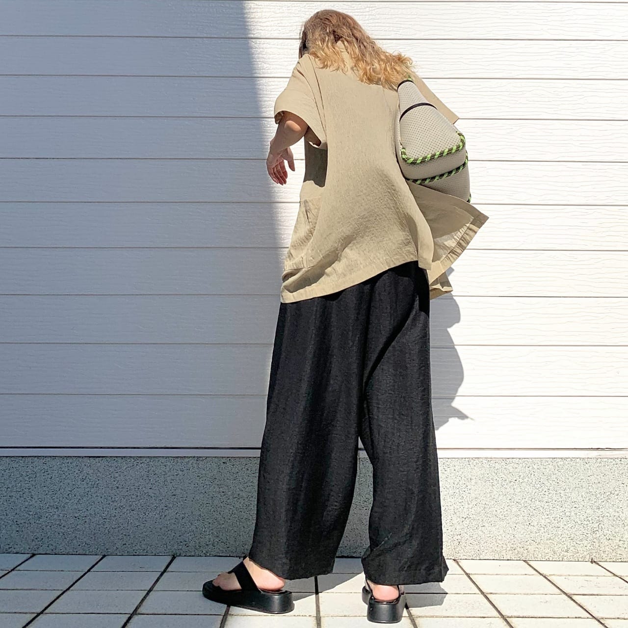 ハイツイストシアージャケット イエローベージュ Free