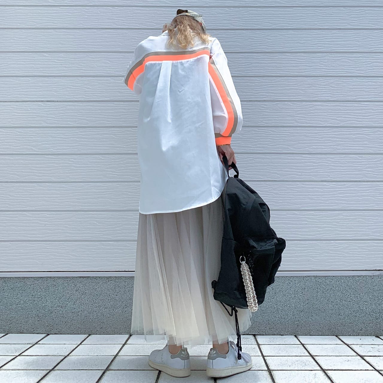 ヨークリブドッキングシャツ ホワイト Free