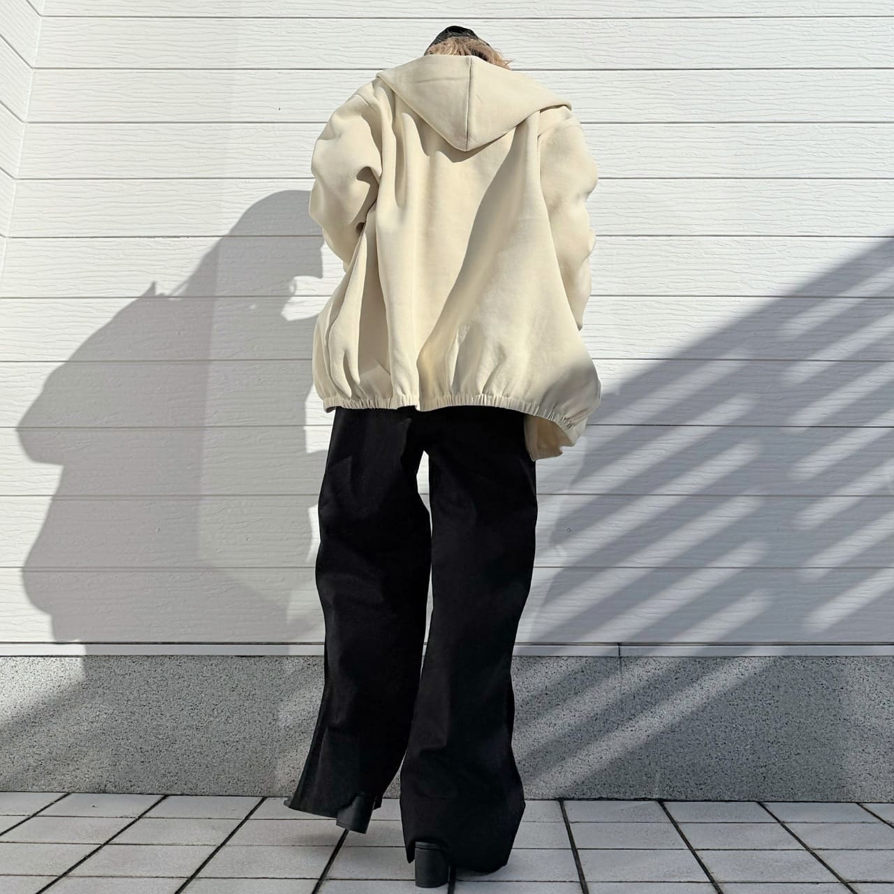 スポンディッシュパーカー アイボリー Free