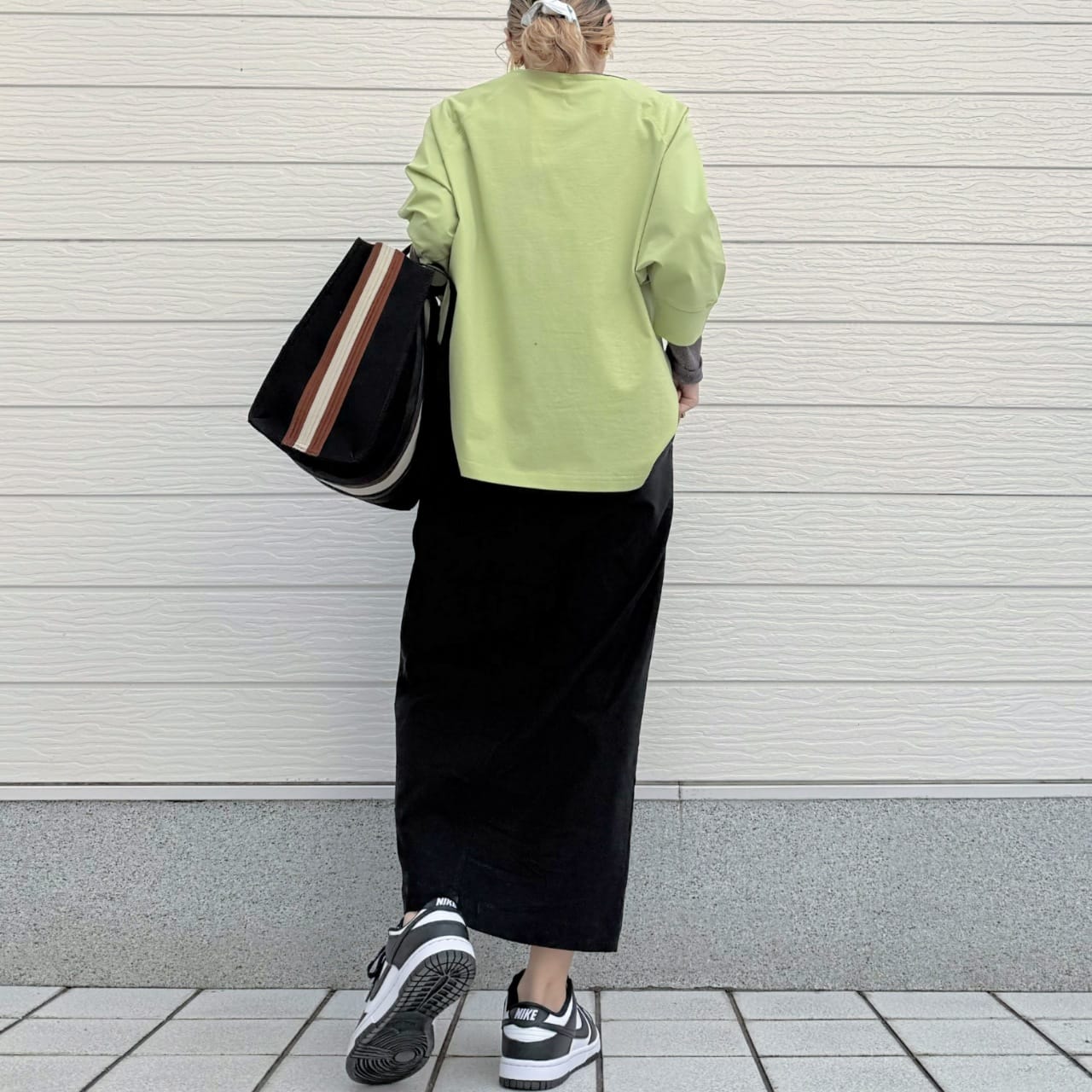 ラウンドネック刺繍トップス ピスタチオ Free
