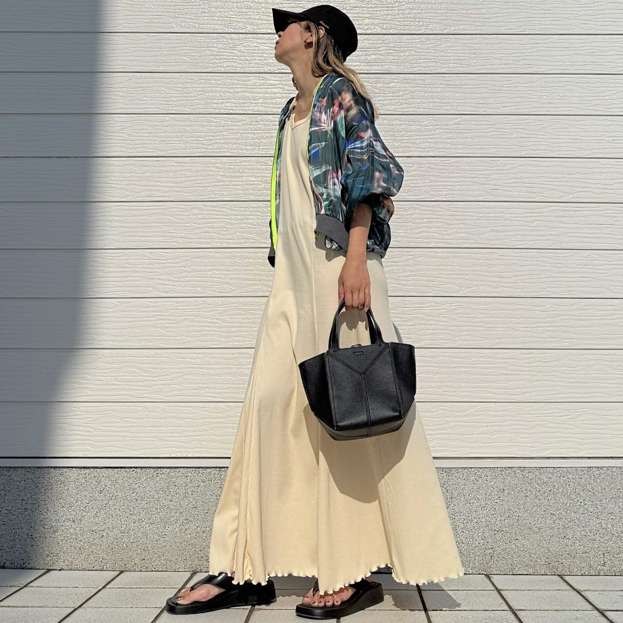 ニュアンスカラーブルゾン ホワイト Free