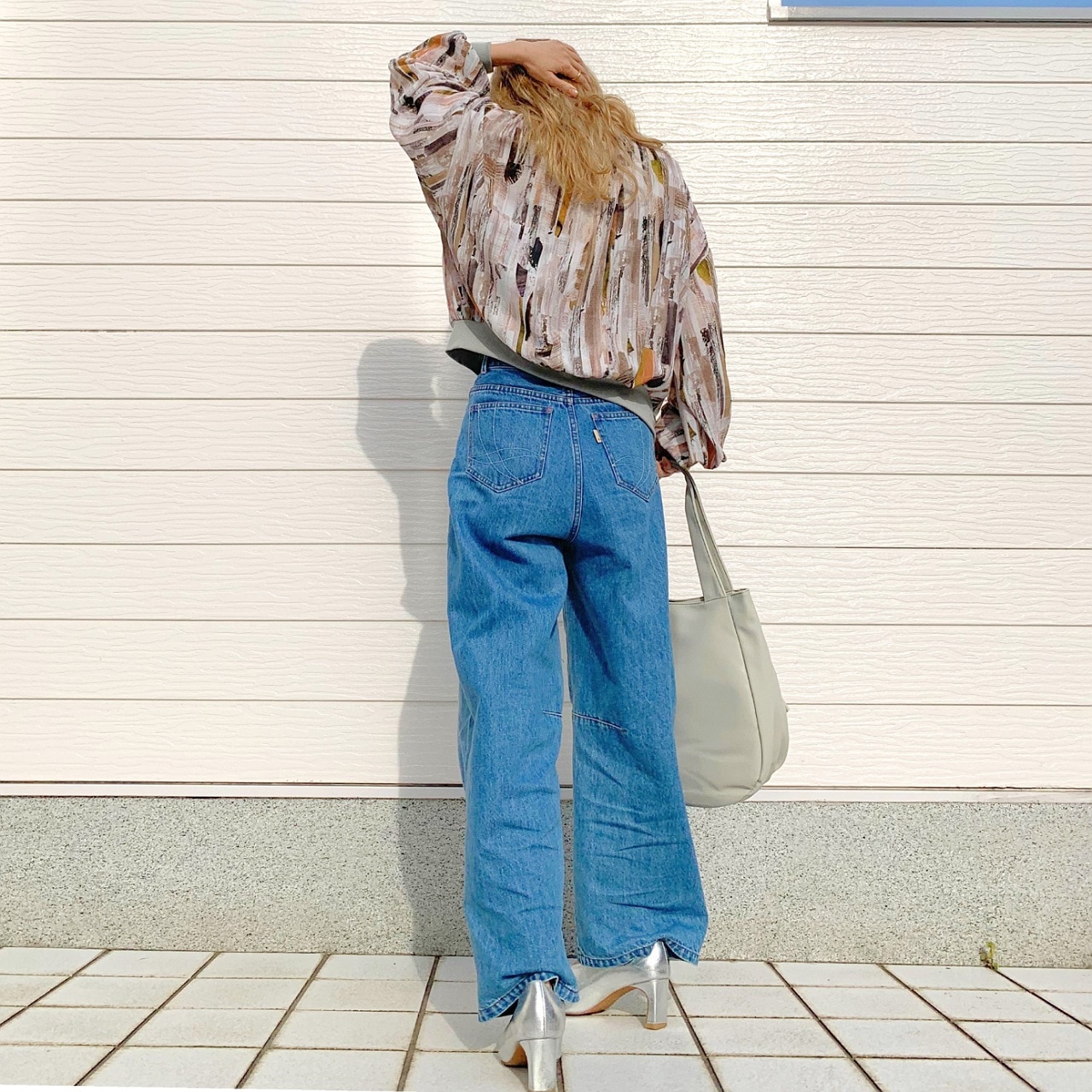 ニュアンスカラーブルゾン グリーン Free