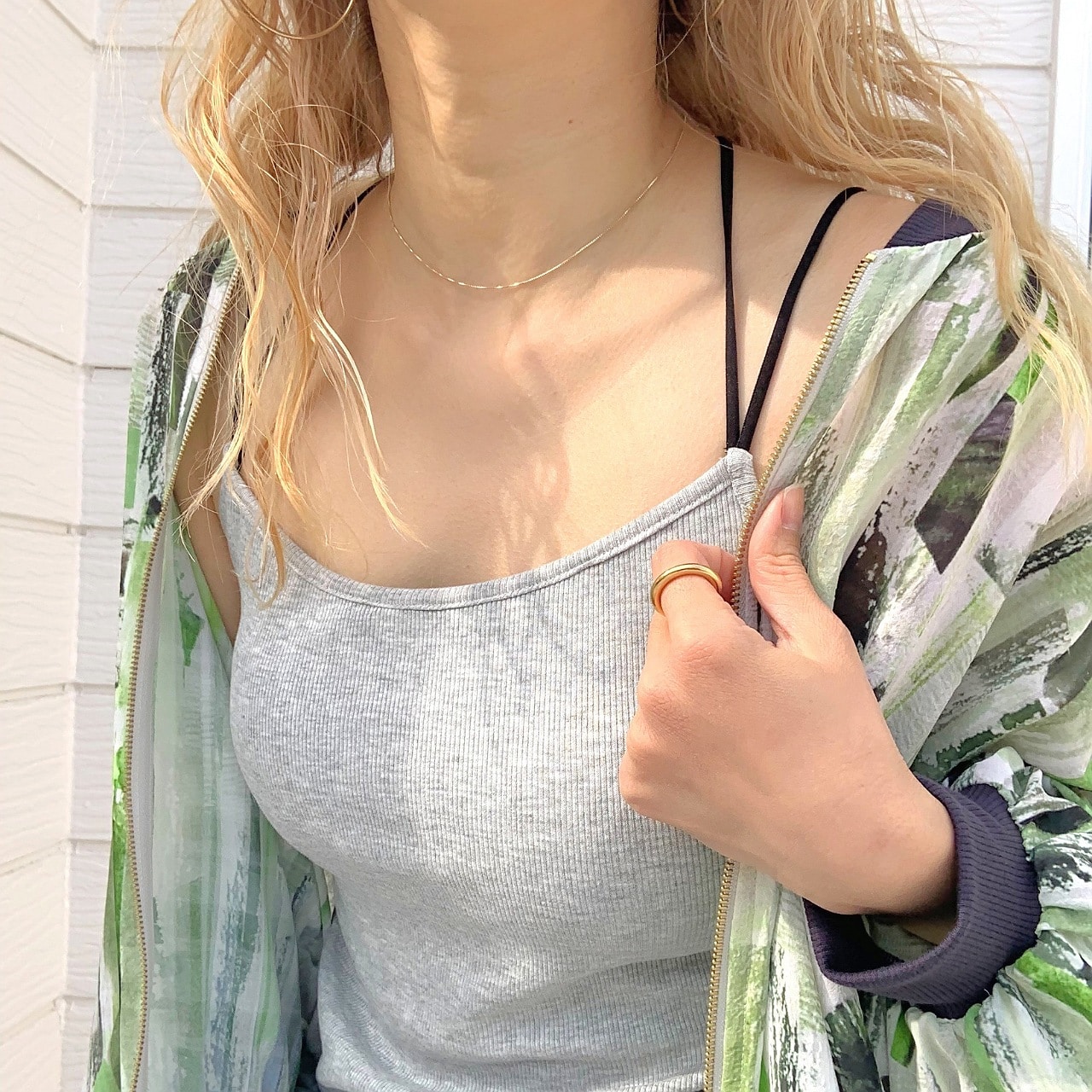 カップ付きバッククロスキャミ ブラック Free