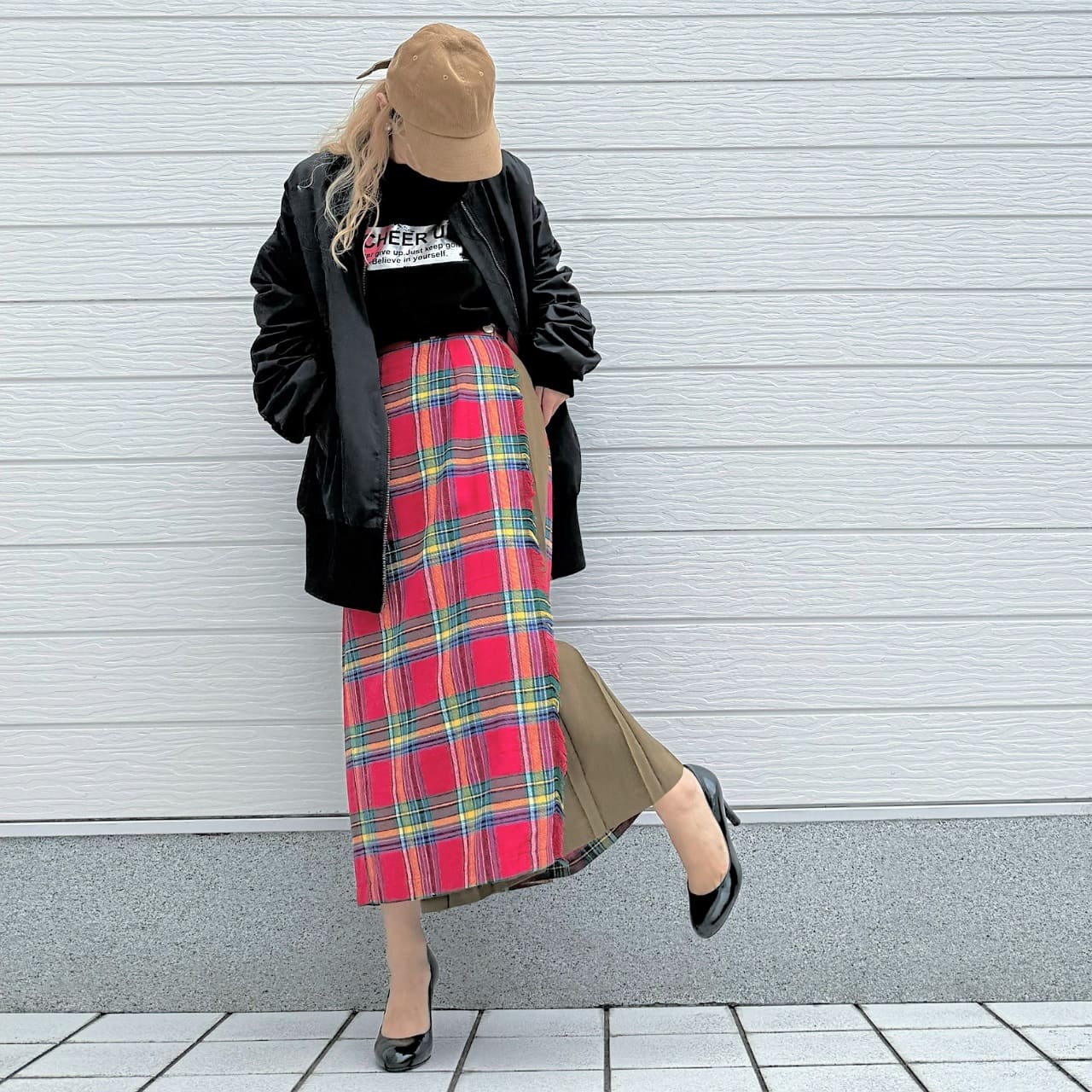 MA-1ギャザーブルゾン グレージュ Free