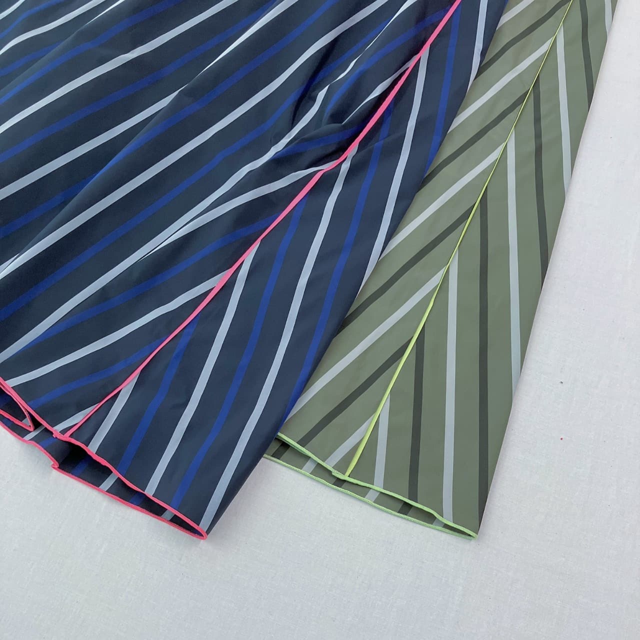 メモリーマルチストライプスカート ネイビー Free