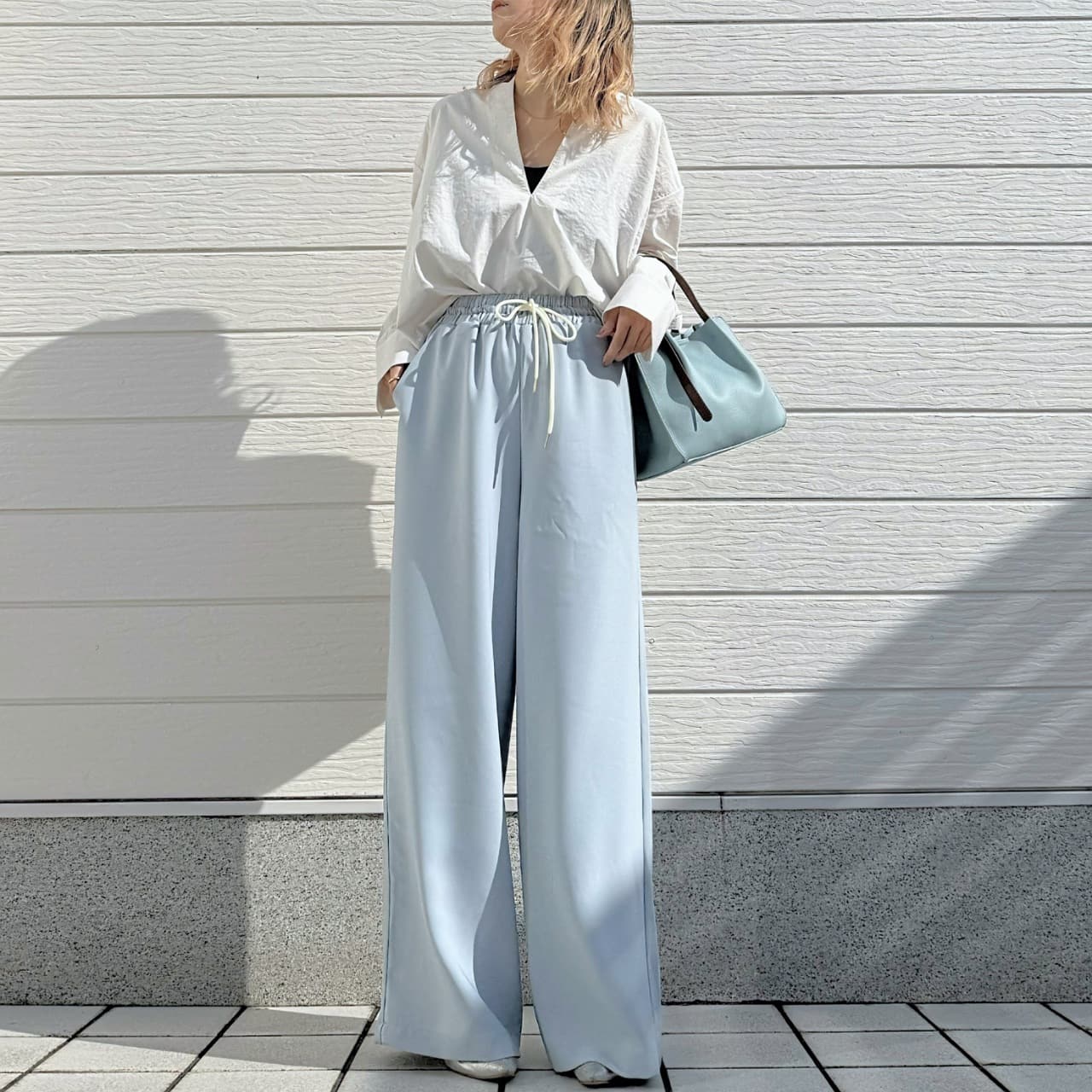 デニムスキッパーシャツ インディゴ Free