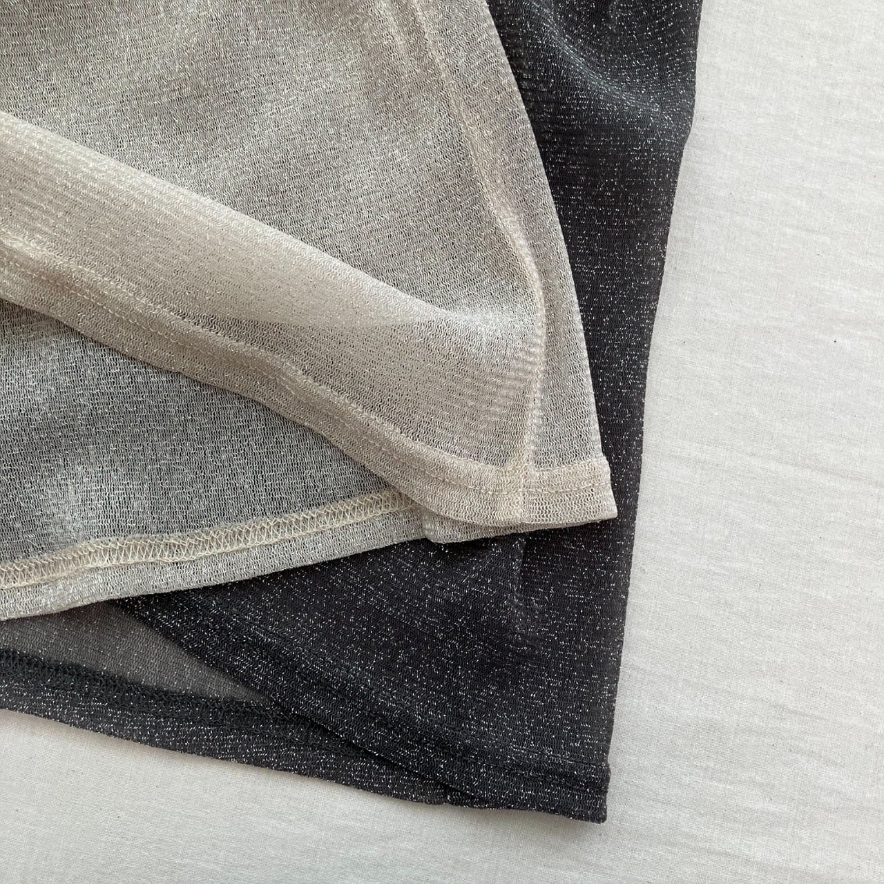 ラメシアーハイネックインナー ベージュ Free