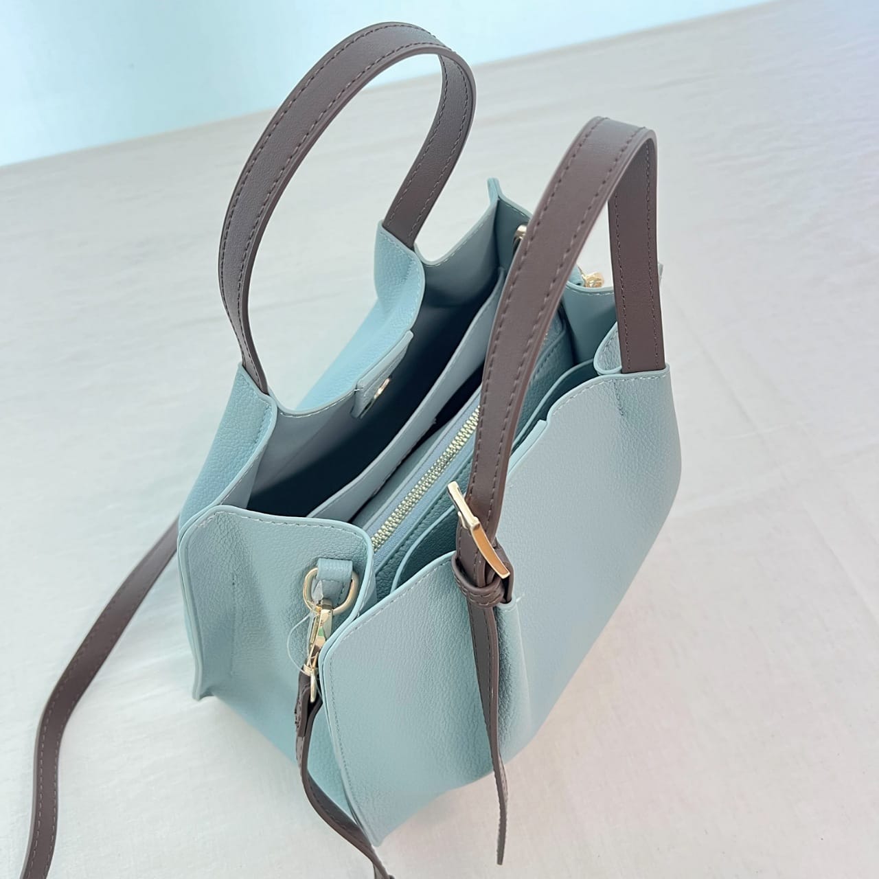 ショルダーバック付きトート アイボリー Free