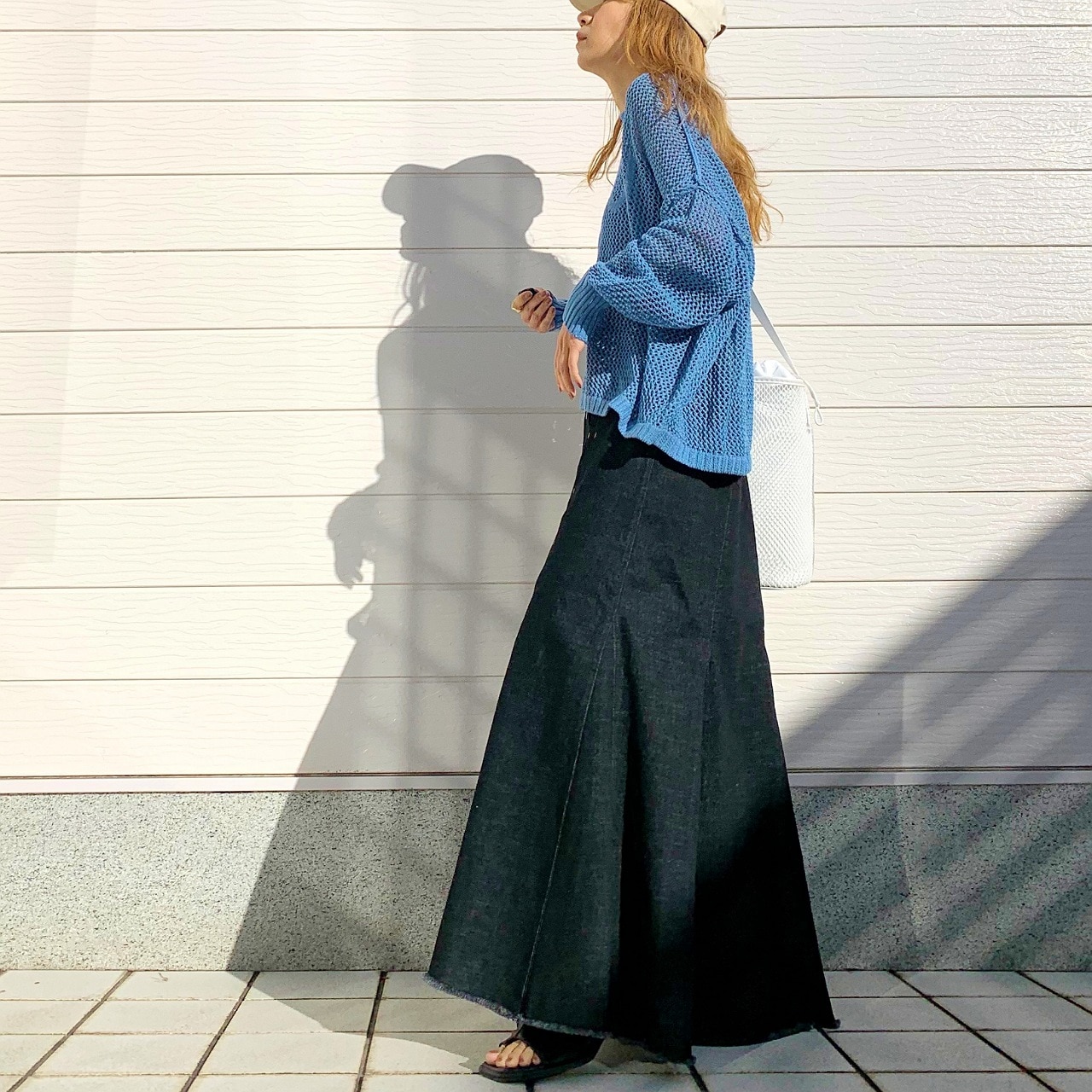 メッシュロゴニット ライム Free