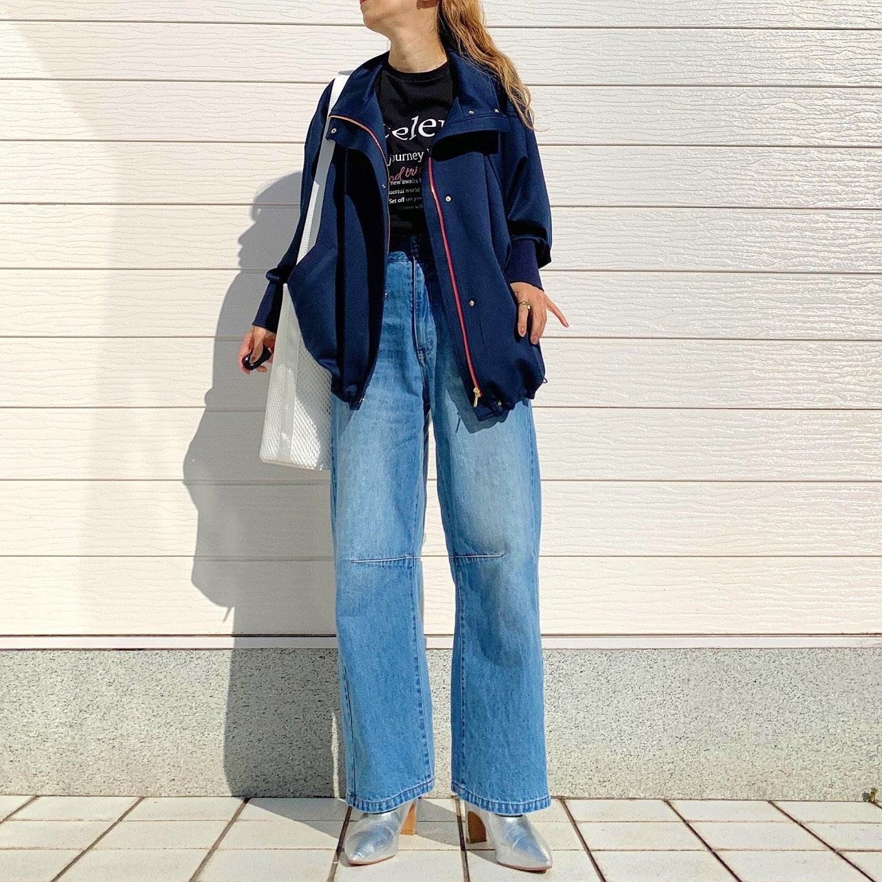 ライトダンボールドルマンブルゾン アイボリー Free