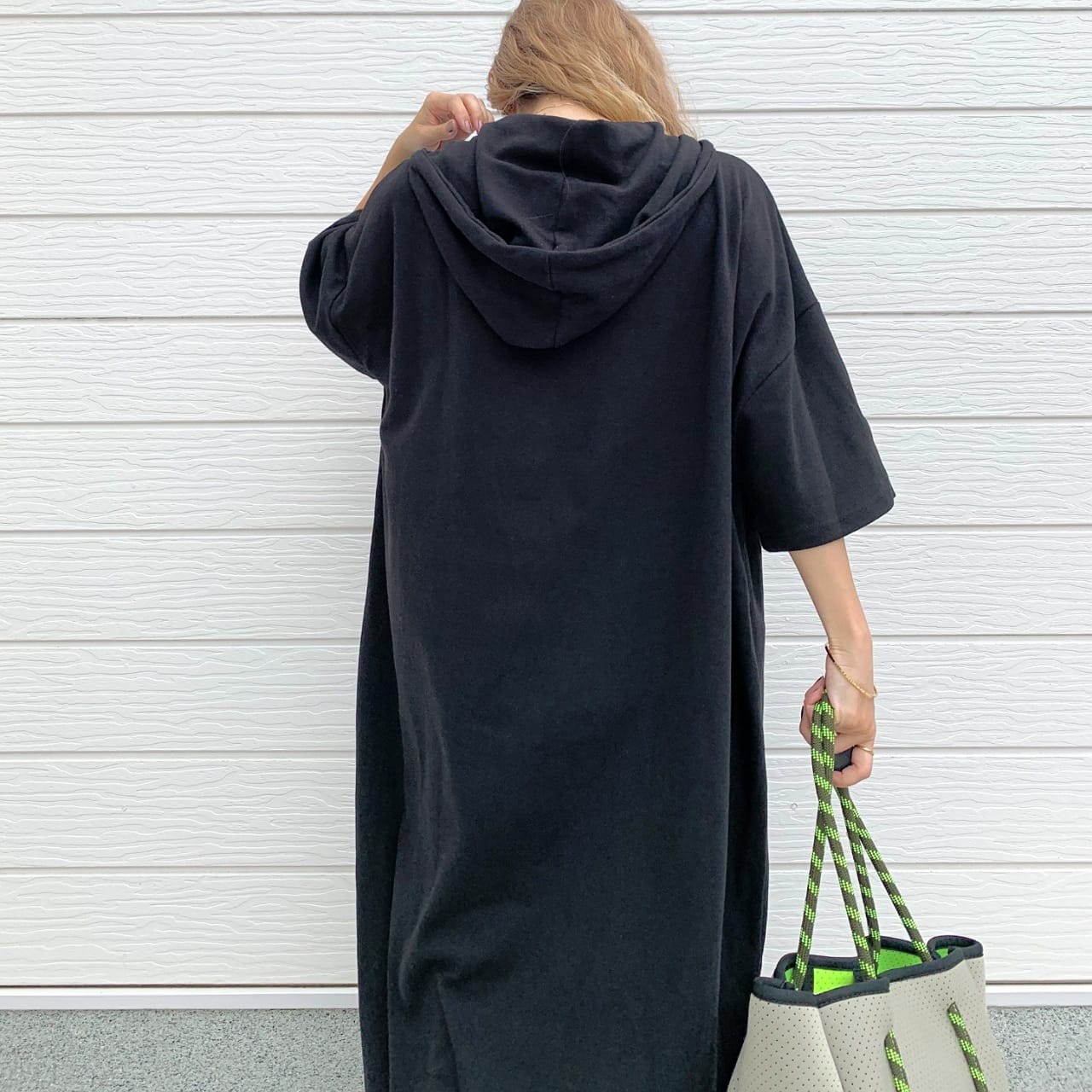 ビッグサイズマキシワンピース アイボリー Free