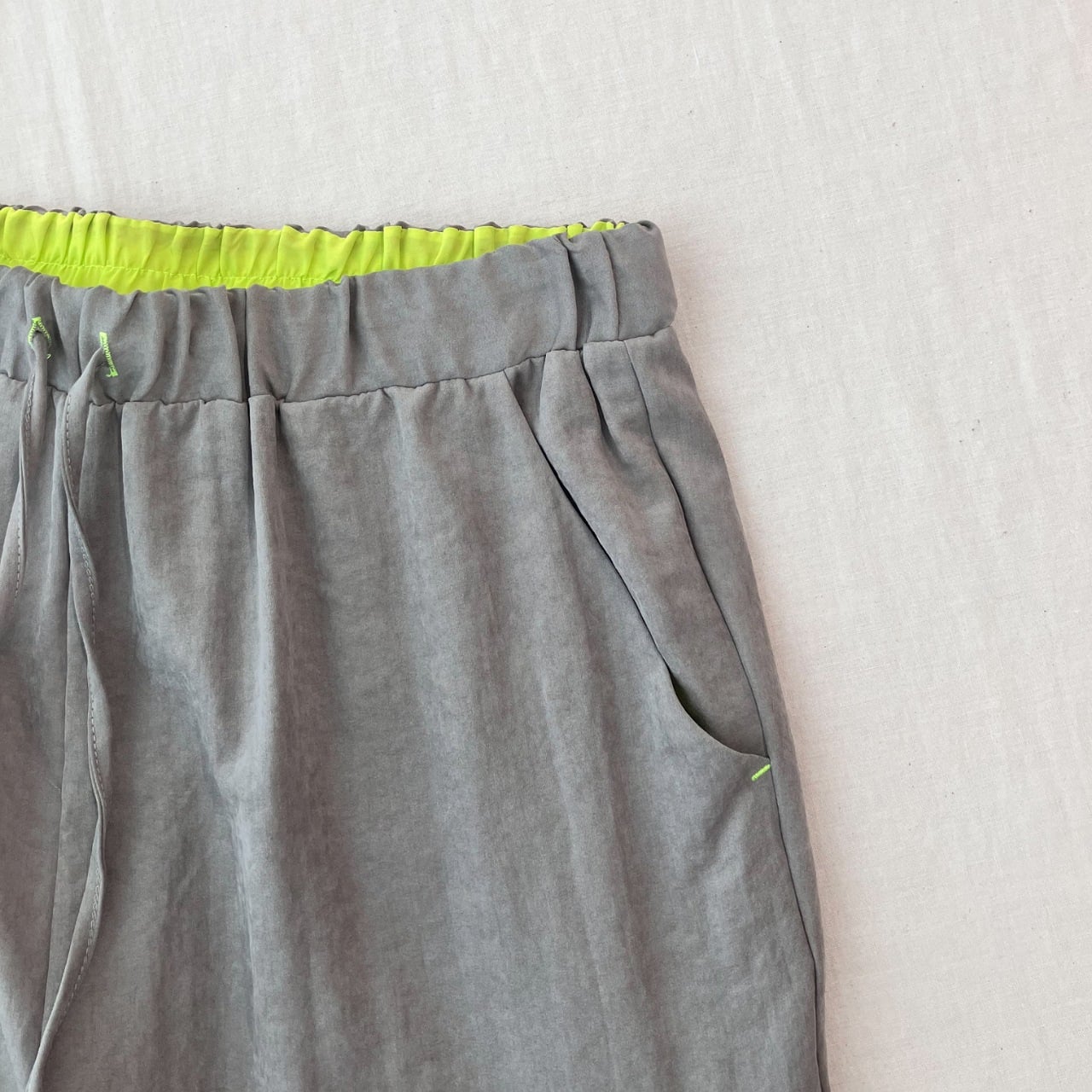 【セットアップ対応アイテム】ピーチタッチジョガーパンツ カーキ Free