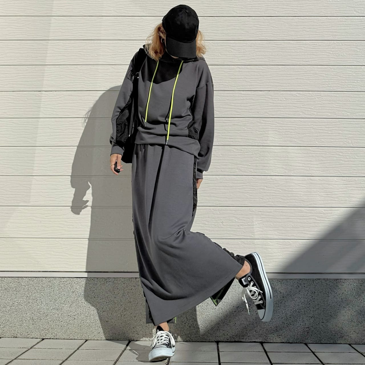 ソフトダンボールドッキングパーカー ブラック Free