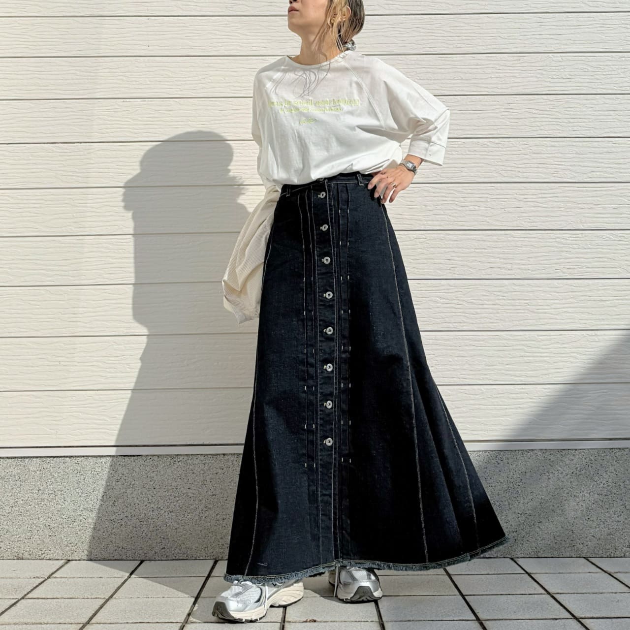 ラウンドネック刺繍トップス ピスタチオ Free