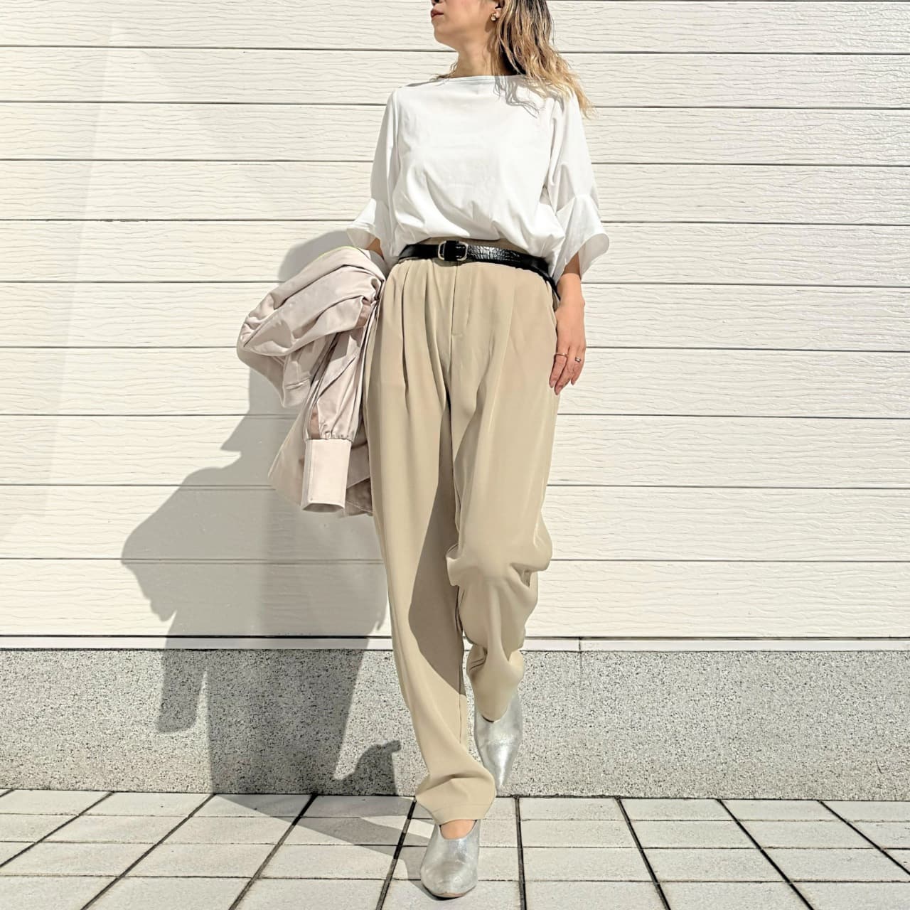 シルケットプルオーバー ライムイエロー Free