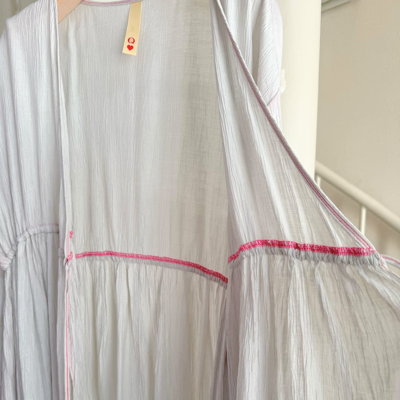 ガウンギャザーワンピース ラベンダー Free