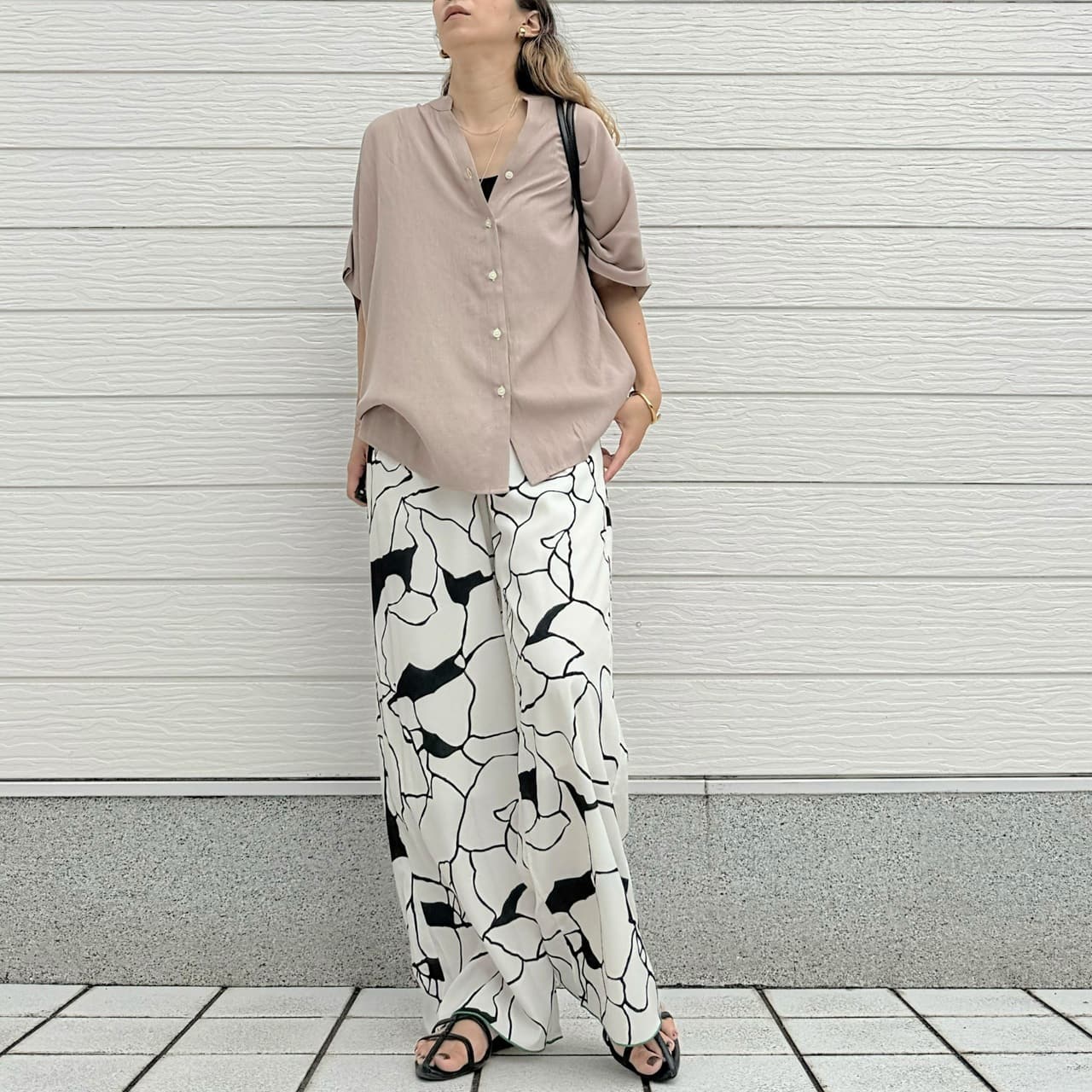 ウォッシャブルスキッパーシャツ レッド Free