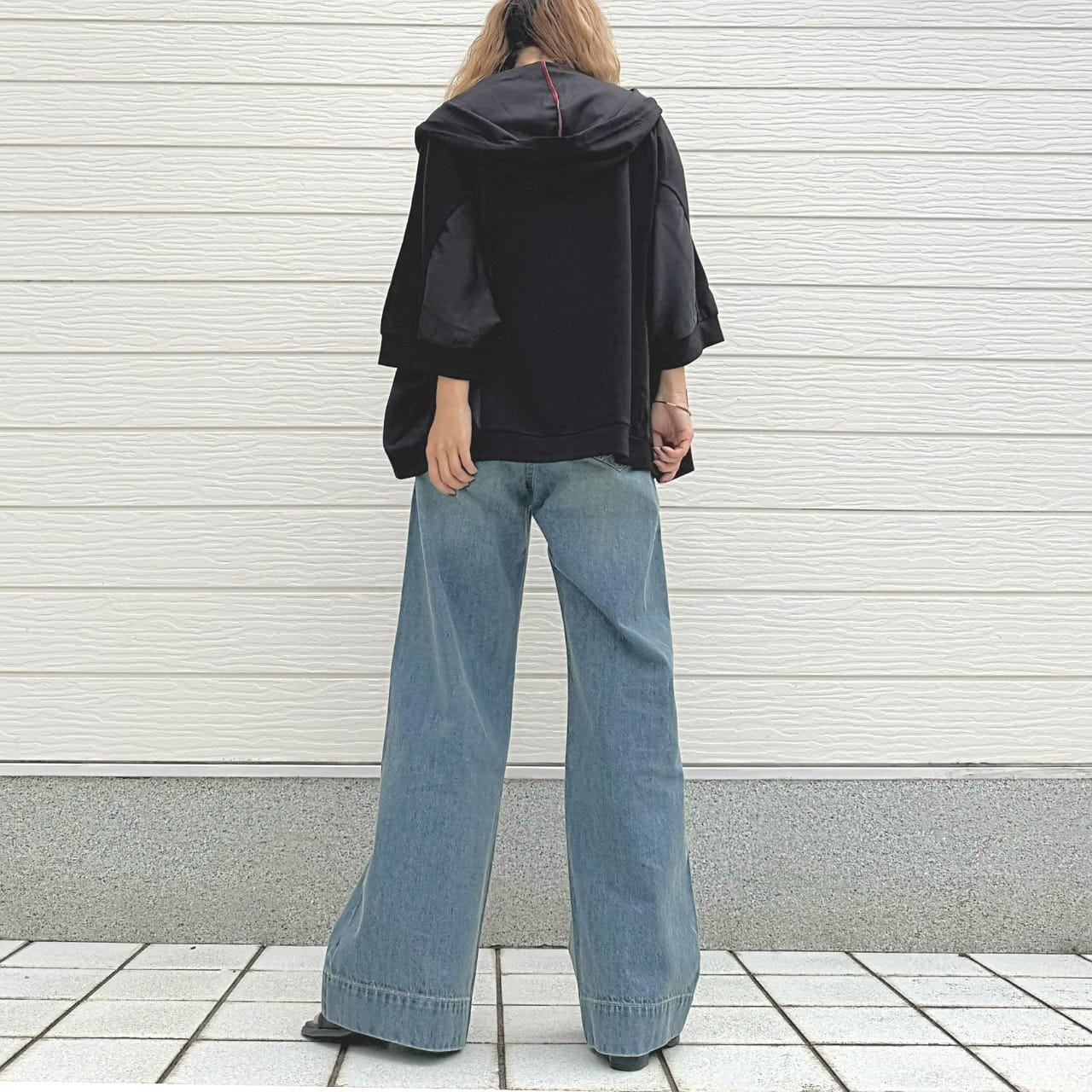 ドッキングドルマンパーカー グレー Free