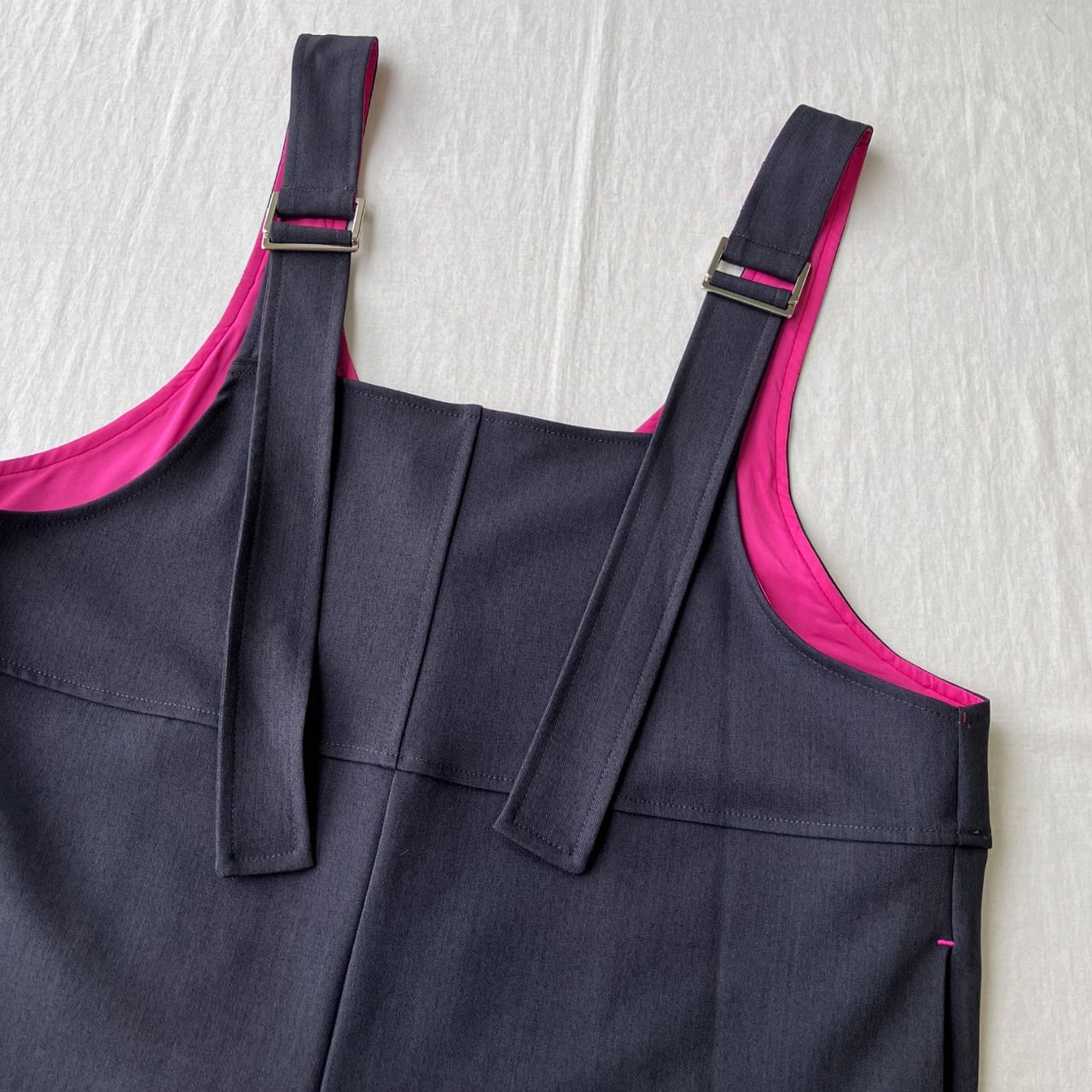 ショルダーベルトサロペット ブラウン Free