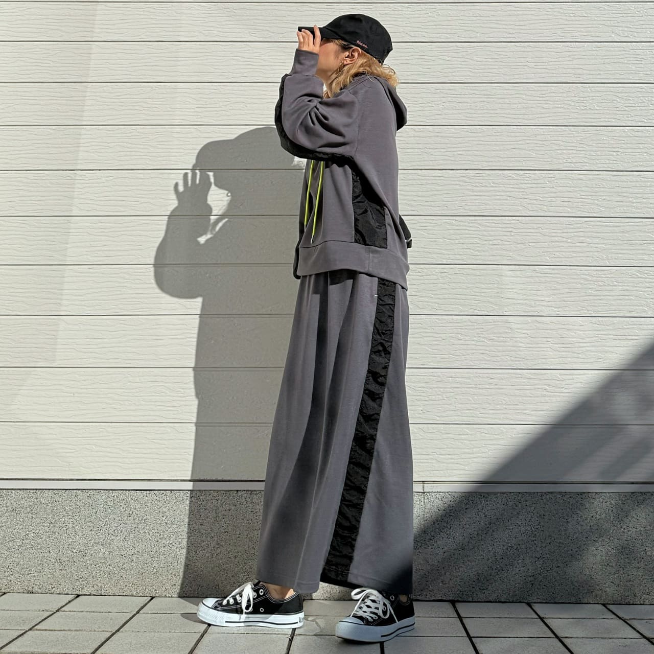 ソフトダンボールドッキングパーカー ブラック Free