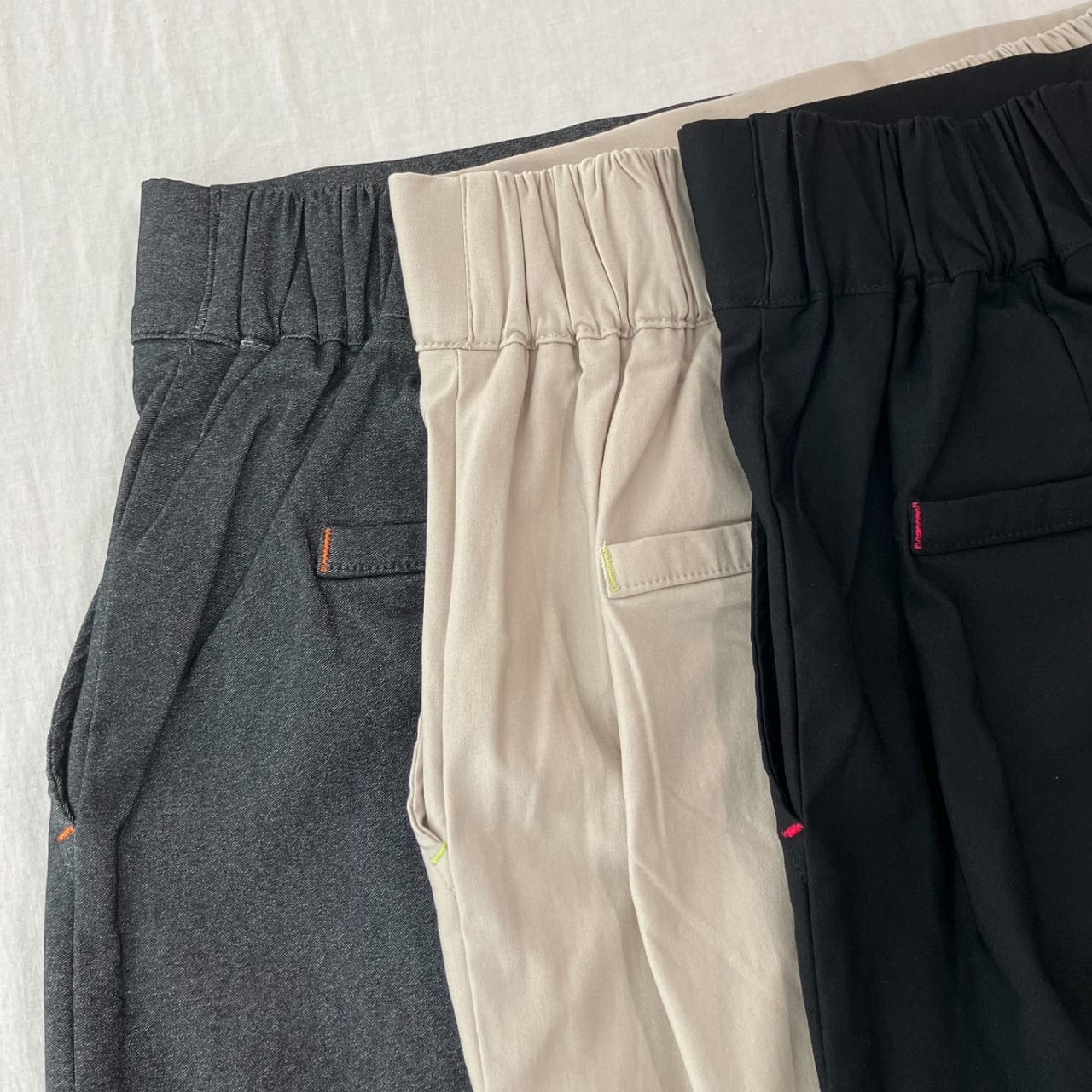 裏毛ストレッチタイトスカート チャコールグレー Free