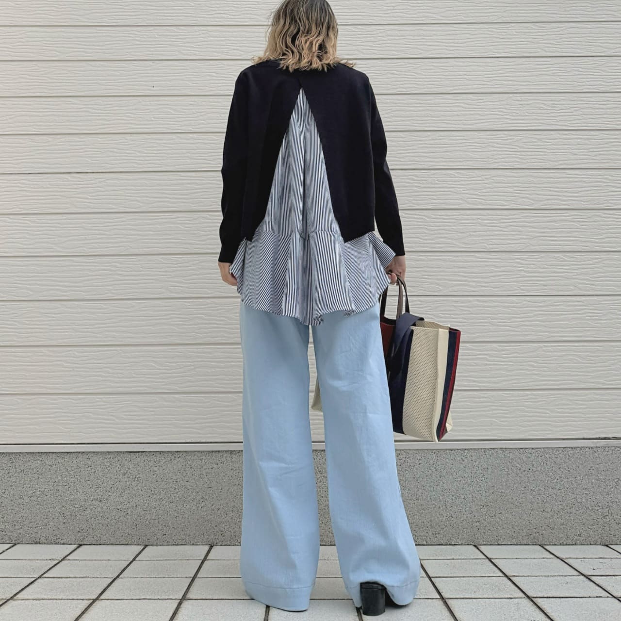 フレアタンクレイヤードニット イエロー Free