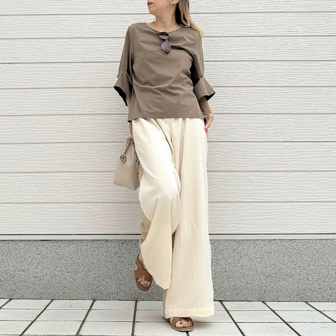 シルケットプルオーバー ライムイエロー Free