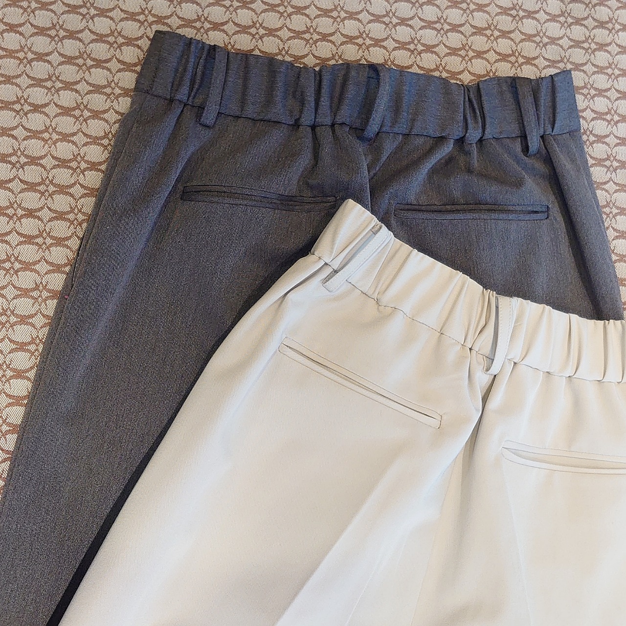 【セットアップ対応アイテム】TRストレッチストレートパンツ チャコールグレー Free