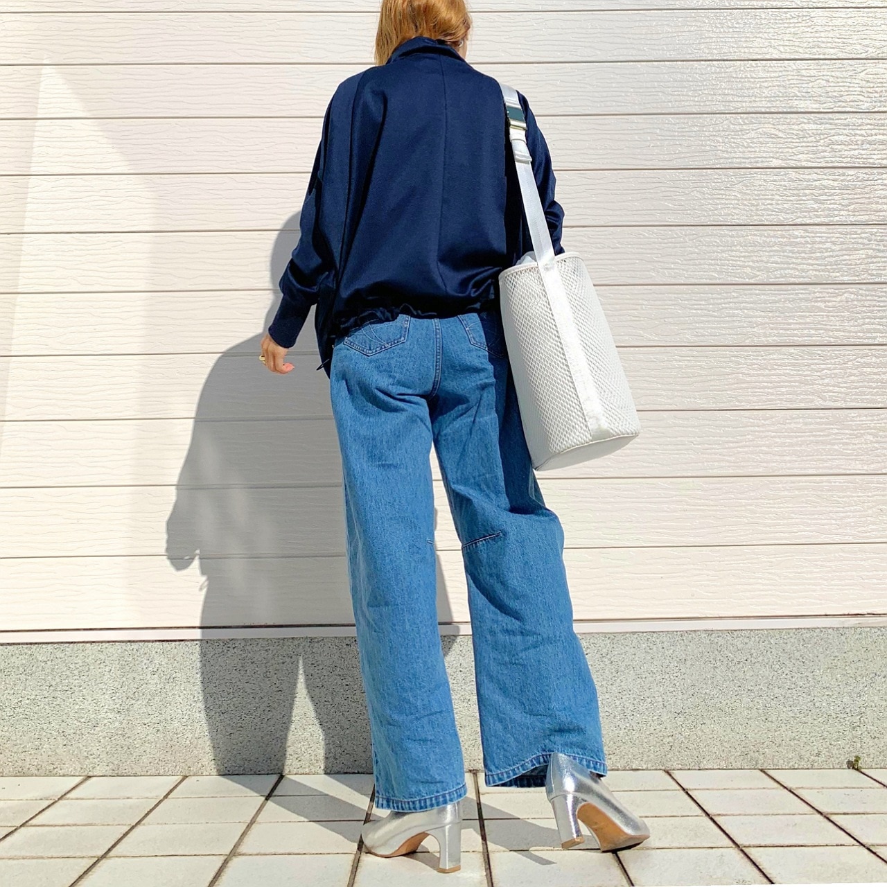 ライトダンボールドルマンブルゾン アイボリー Free