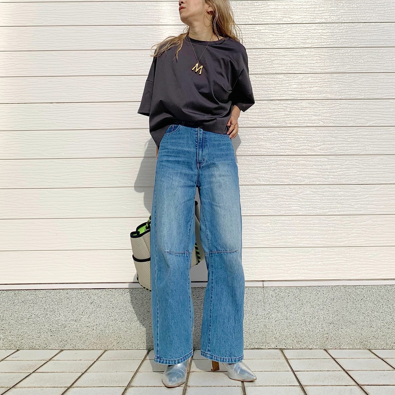 ドライタッチコットントップス イエロー Free