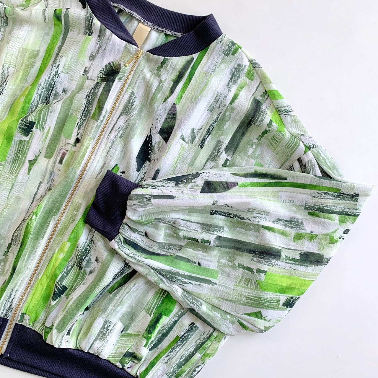 ニュアンスカラーブルゾン ベージュ Free