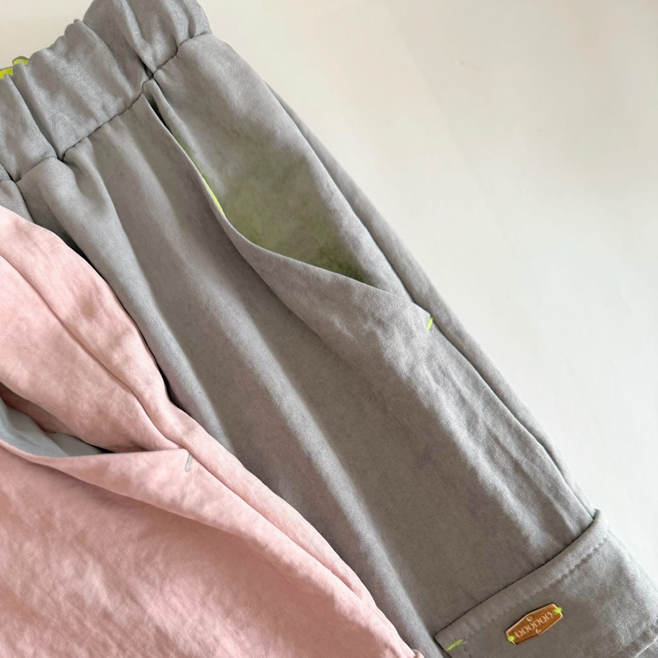 【セットアップ対応アイテム】ピーチタッチジョガーパンツ カーキ Free