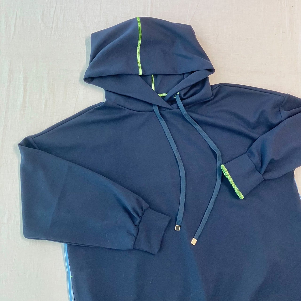 フーディーシャツドッキングワンピース アイボリー Free