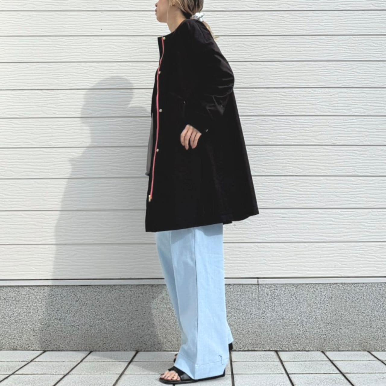 ノーカラーツイルコート ベージュ Free