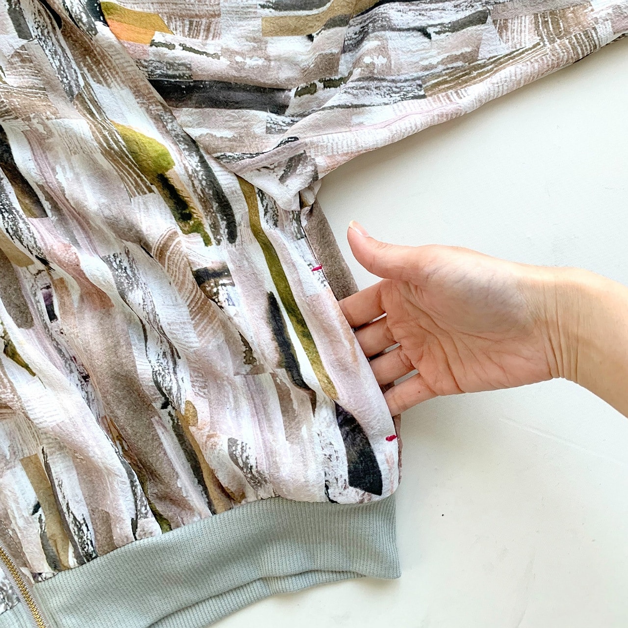 ニュアンスカラーブルゾン ベージュ Free