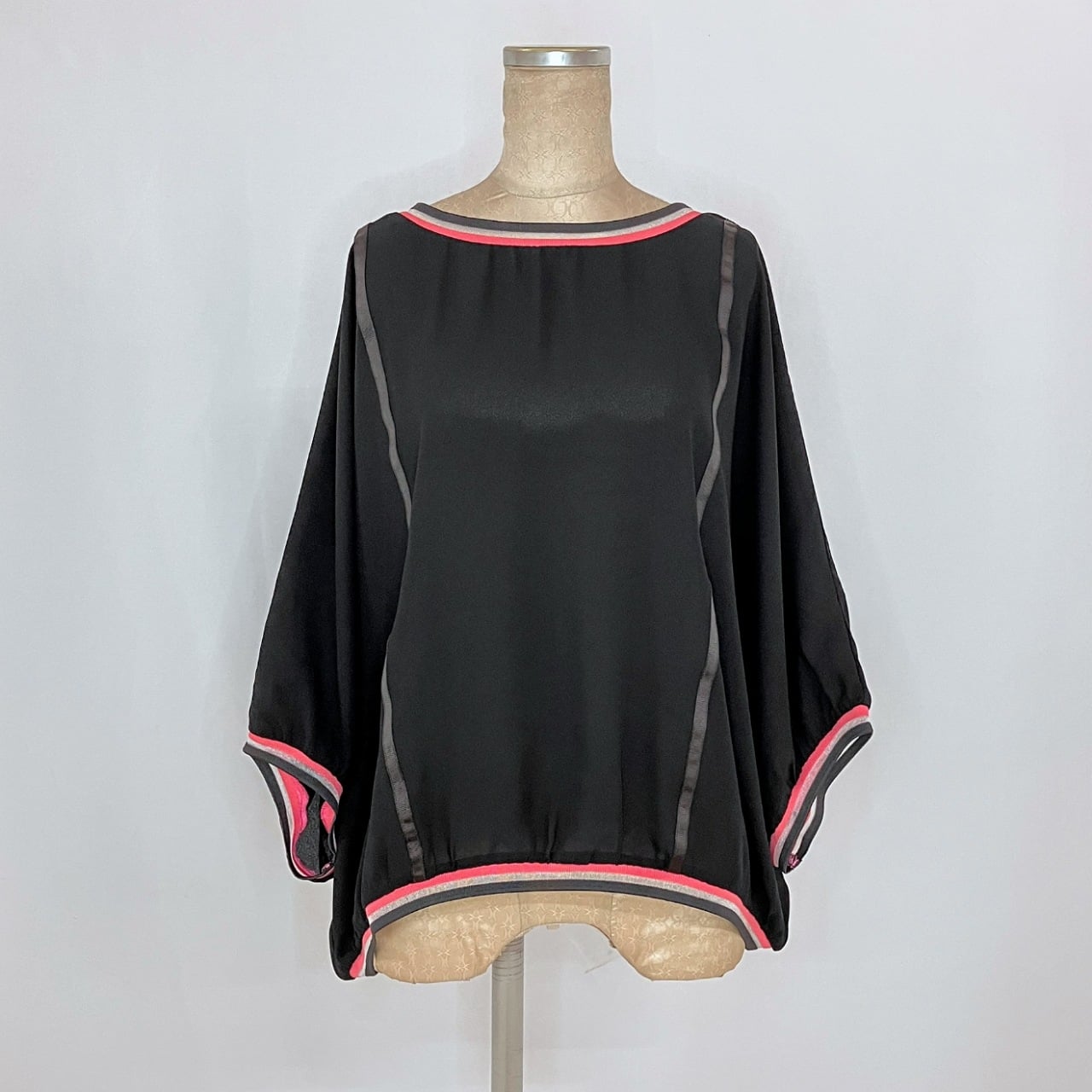 リブネックグログラントップス ホワイト Free