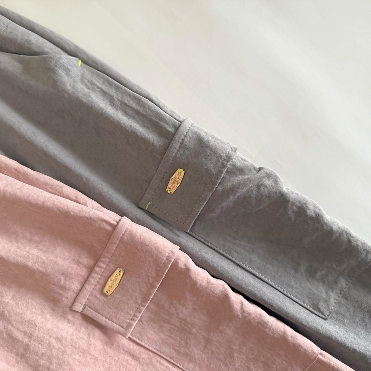 【セットアップ対応アイテム】ピーチタッチジョガーパンツ カーキ Free