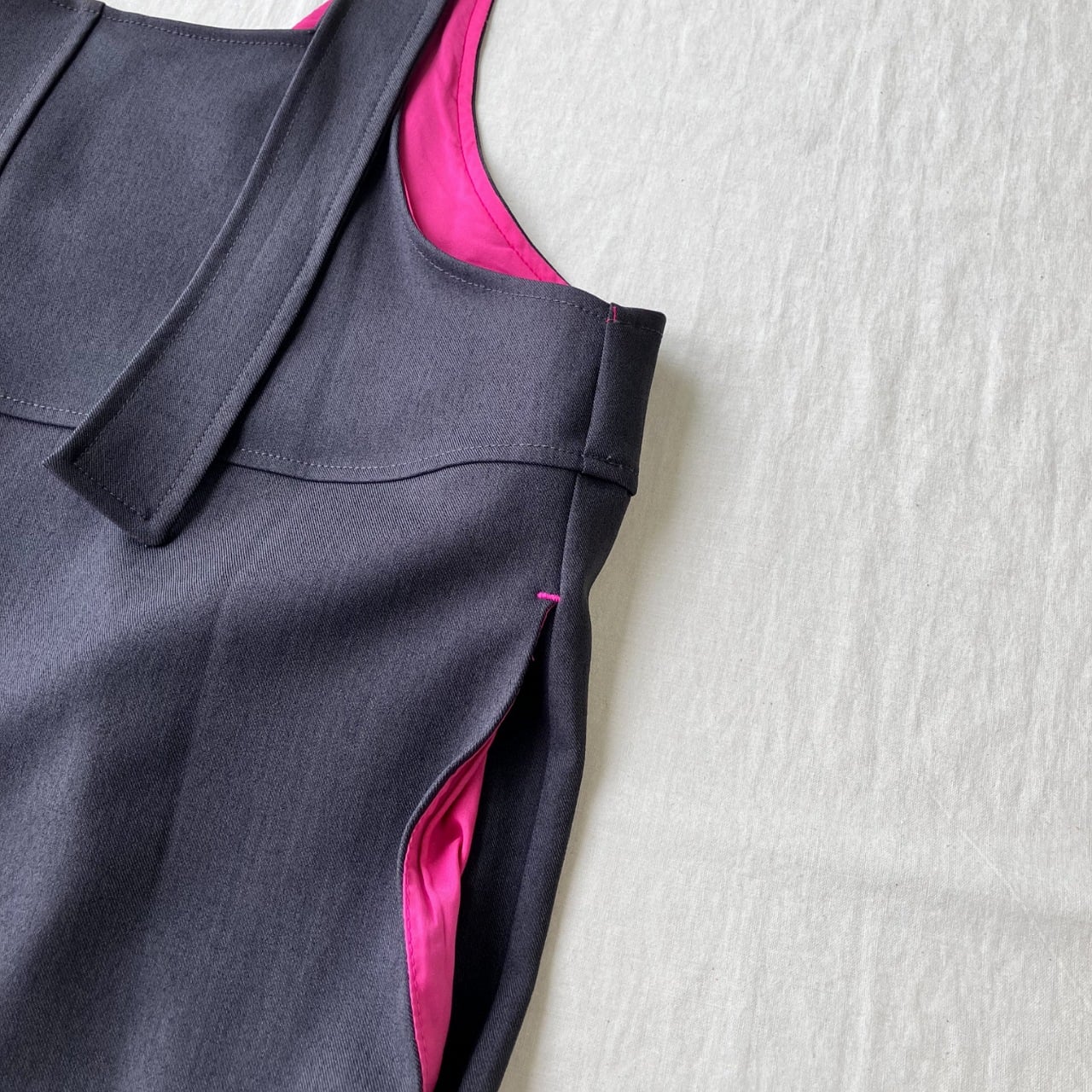 ショルダーベルトサロペット ブラウン Free