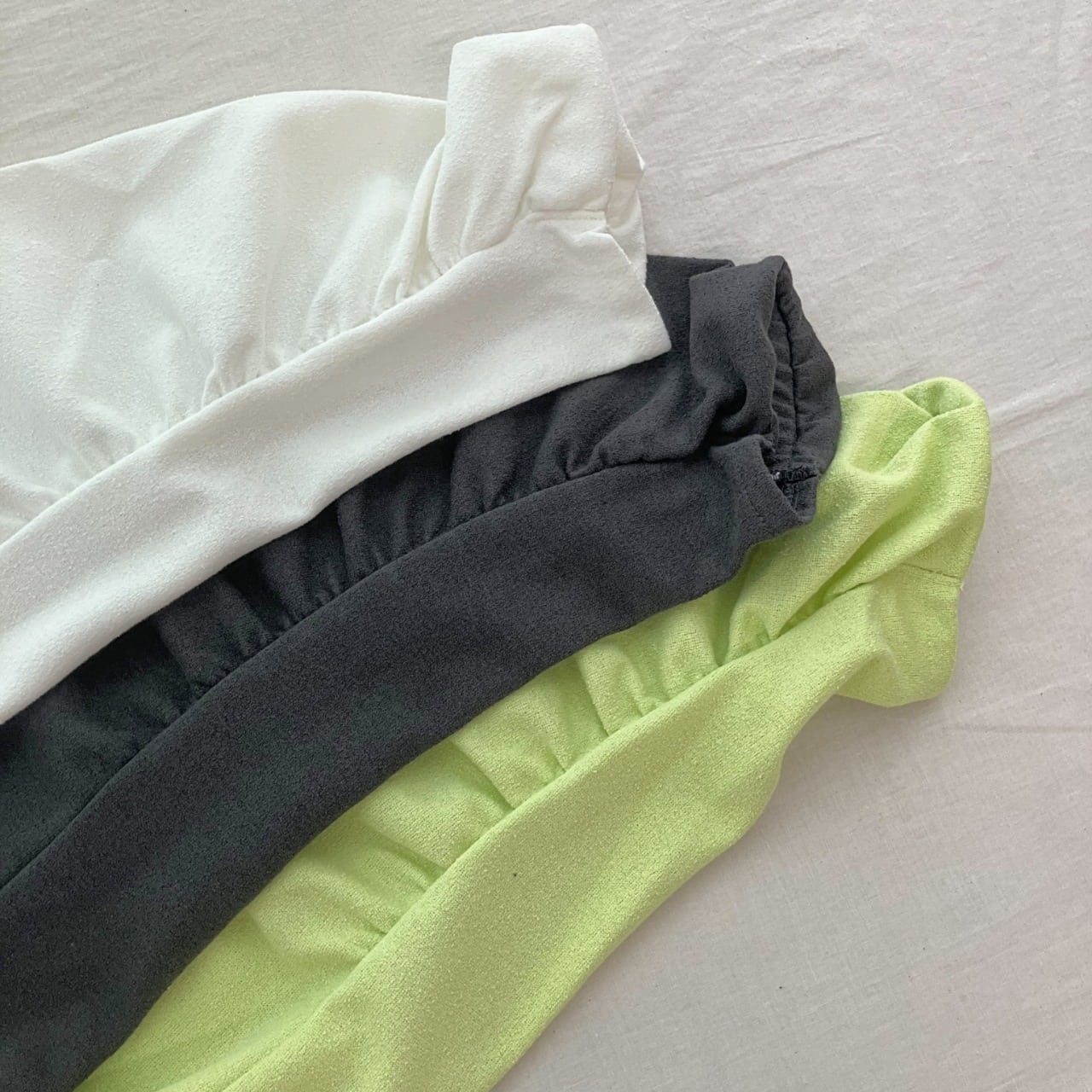 ブークレダンボールディープVネックトップス ライム Free