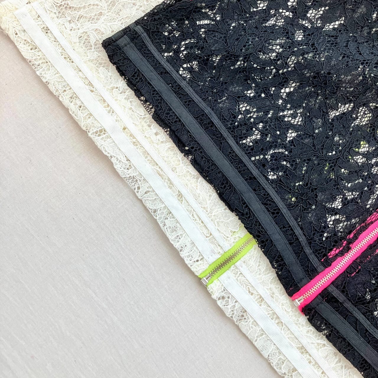 レースブルゾン ホワイト Free